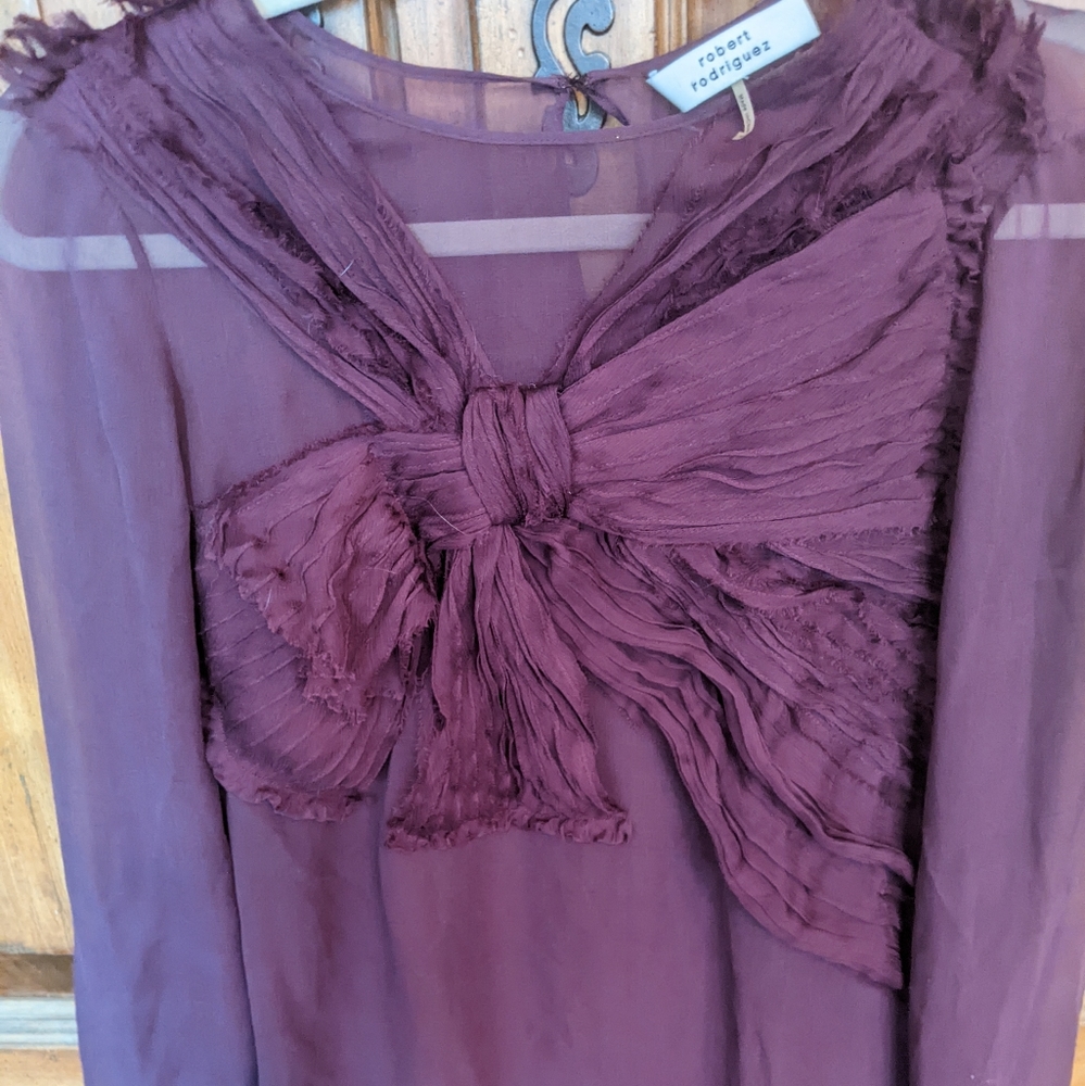 Robert Rodriguez Silk Blouse
